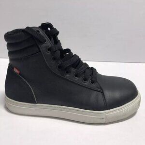 Mellow Walk Women’s Jessica, Black Lace-Up Sneakers, Size 5.5M